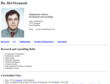 Tablet Screenshot of jiri.ocenasek.com